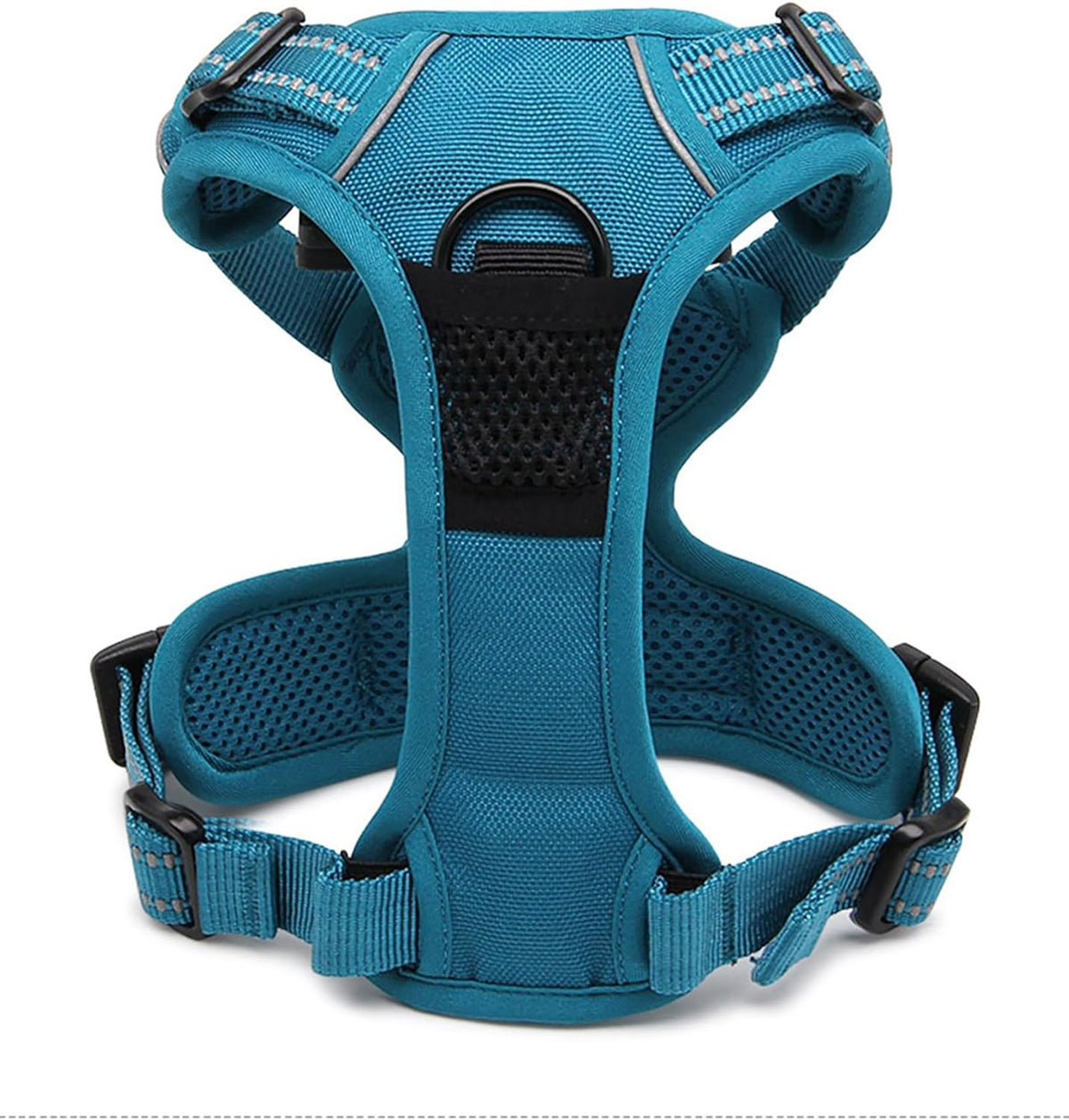 Reflective Adjustable No-Pull Dog Harness Vest in Blue, Extra Small