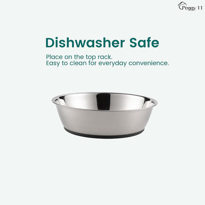 Stainless Steel Pet Bowls – 2 Pack