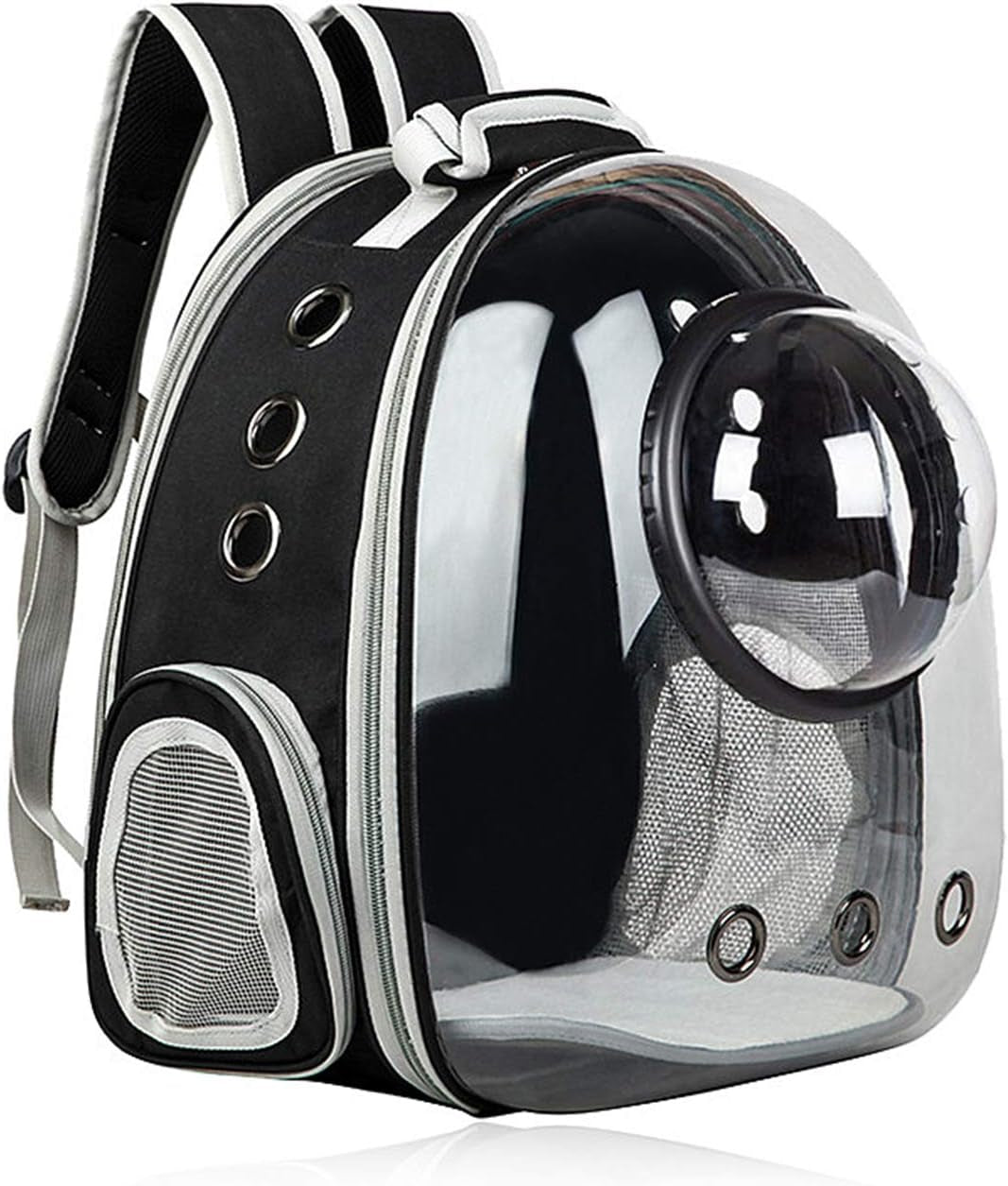 Black Pet Carrier Backpack for Cats & Small Dogs