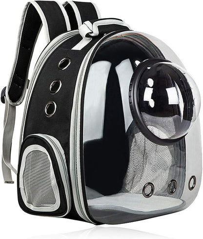 Black Pet Carrier Backpack for Cats & Small Dogs
