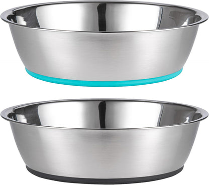 Stainless Steel Pet Bowls – 2 Pack