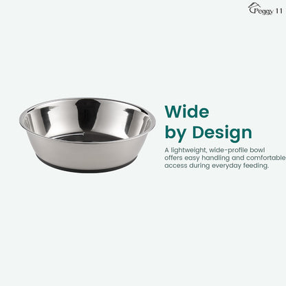 Stainless Steel Pet Bowls – 2 Pack