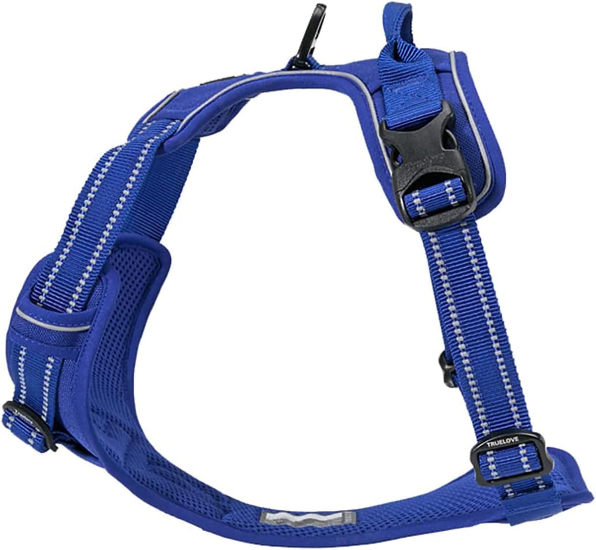 Truelove TLH5651 Adjustable No-Pull Reflective Dog Harness - Comfortable Control in Royal Blue (Medium)